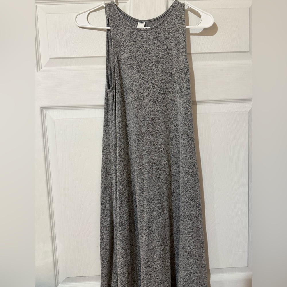 Old Navy Gray Midi Dress